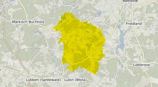 Immobilienpreisekarte Märkische Heide